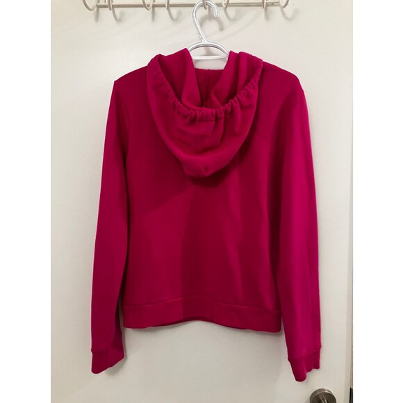 PINK Victoria's Secret Hot Pink Pullover Hoodie Size M - Picture 2 of 3